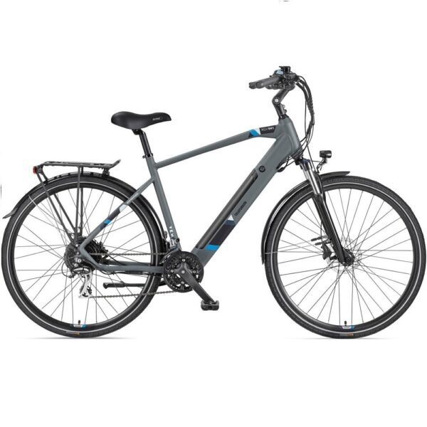 Telefunken XC941 Trekking Herren E-Bike, 24 Gang Shimano Kettenschaltung, granit. – Bild 5